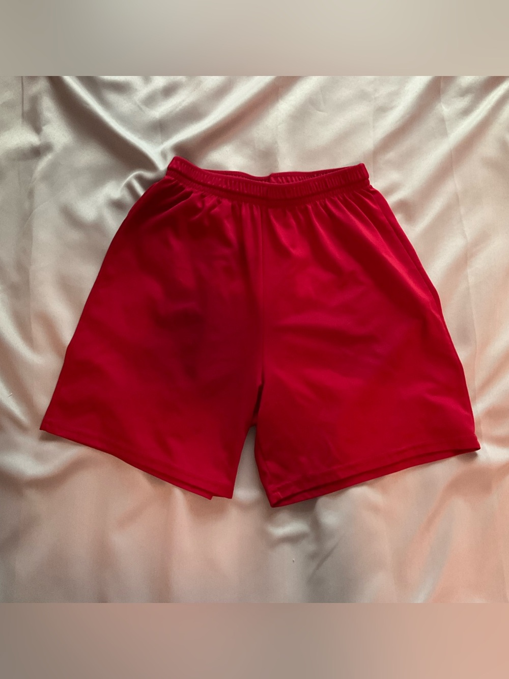 Men's Red Athletic Shorts - Lightweight Performance